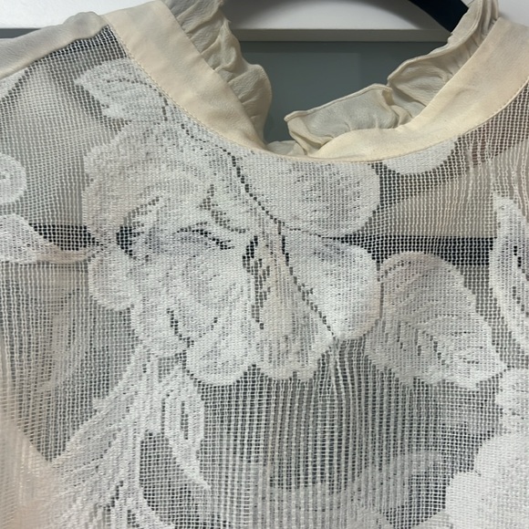 See by Chloe lace and silk blouse - Picture 2 of 9